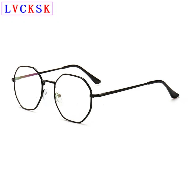 

-1.0~-6.0 Anti Blue Light Myopia Glasses HD Finished Nearsighted Men Women Shortsighted blear-eyed Eyeglasses Polygon Frame L3