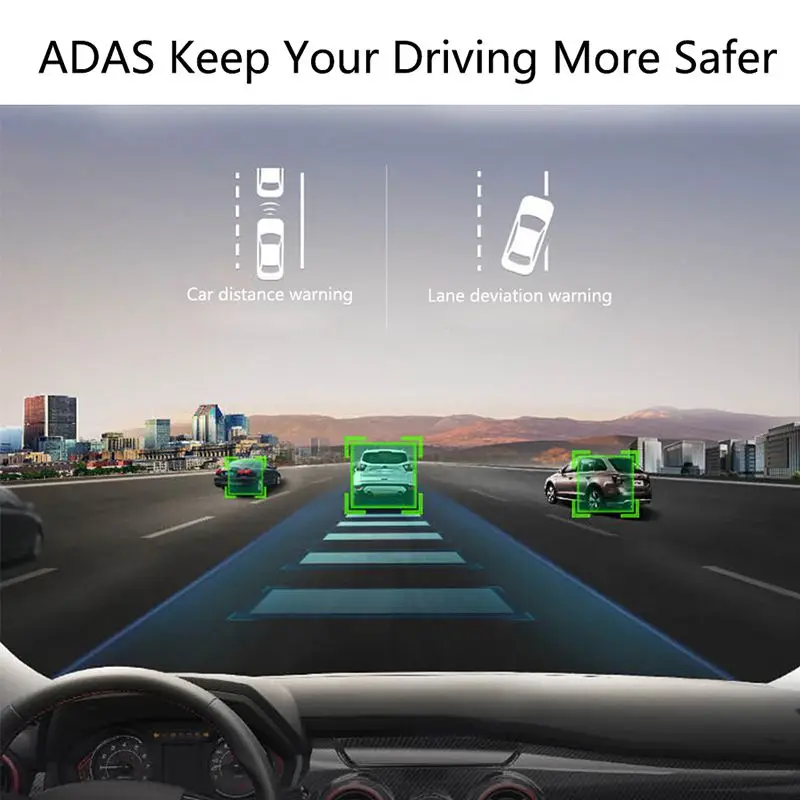 Junsun 4 г Видеорегистраторы для автомобилей Камера GPS навигации ADAS 7.86 &quotAndroid 5.1