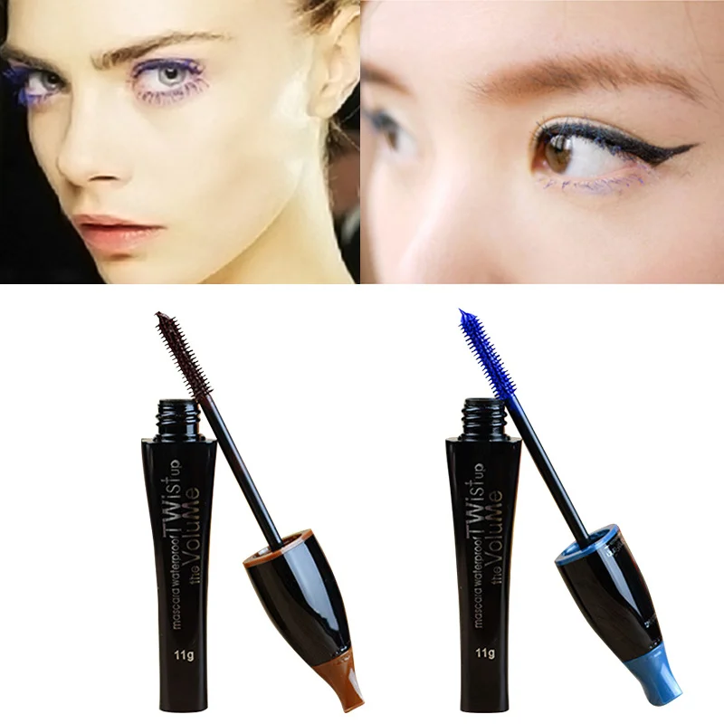 

Eye Makeup Mascara Professional Waterproof Long-lasting Lengthen Mascara Lots Colors Easy To Remove Mascara Beauty Eyelash TSLM1