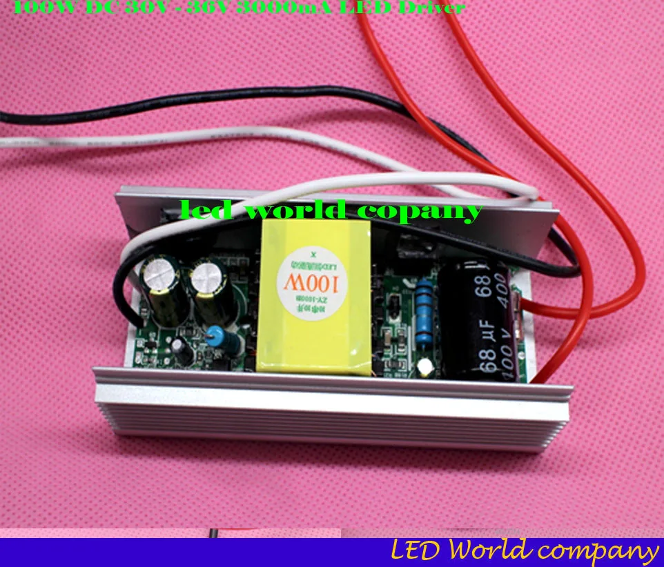 100W DC 30 V-36 V 3000mA Светодиодный драйвер для 100w Светодиодный чип diy AC 85 V-265 V 110V 220V постоянный ток драйвер светодиодного чипа