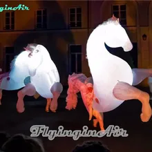Изготовленная на заказ раздувная голова лошади раздувная подвижная лошадь для тура/шоу