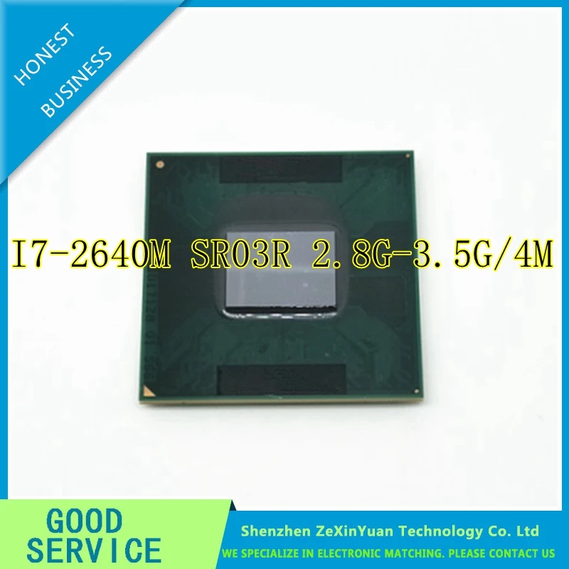 

Core i7-2640M 2.8GHz Dual Core 4MB CPU Laptop Processor i7 2640M SR03R