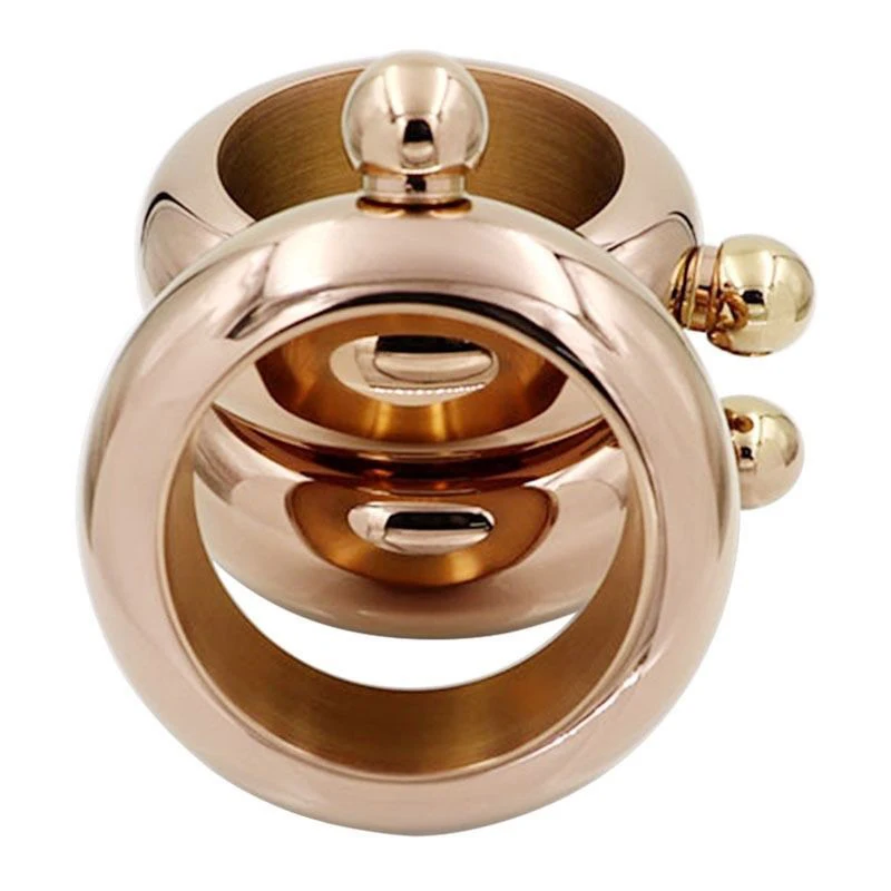 1 x Fashion Stainless Steel Portable 3.5oz Hip Flask Holder Alcohol Drink Bangle Bracelet