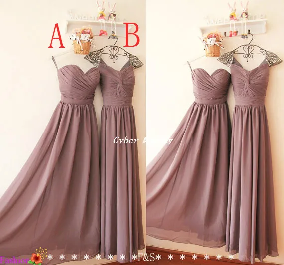 Mauve Bridesmaid Dresses