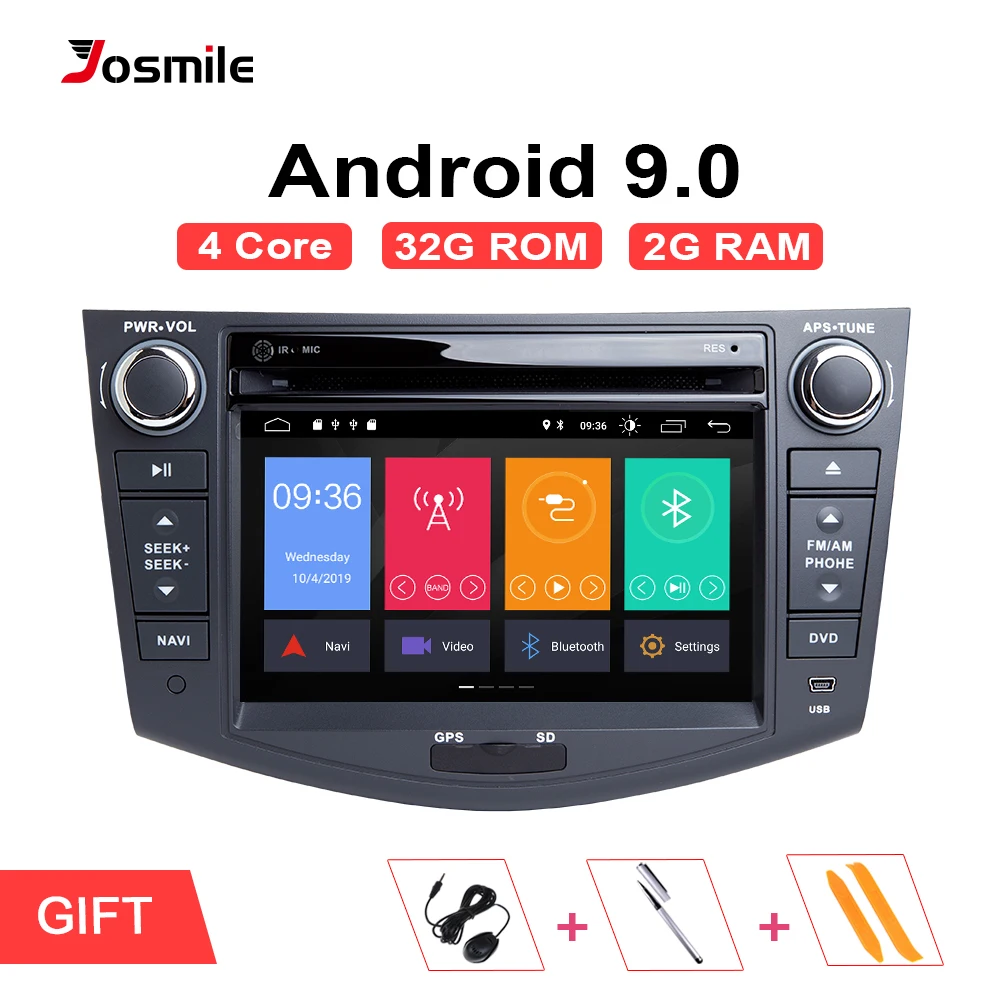 

Android 9.0 2 din Car Radio Car DVD Player For Toyota RAV4 Rav 4 2006 2007 2008 2009 2010 2011 2012 GPS Navigation Wifi OBD2 TV