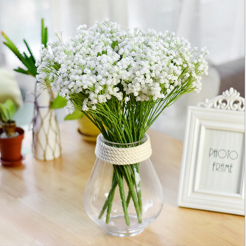 Baby's Breath Artificial Floral Wedding Decoration Home Office Plastic Flowers