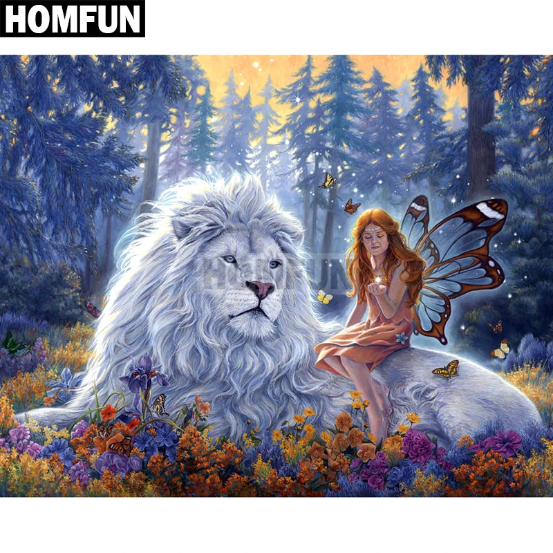 A02399              Lion girl