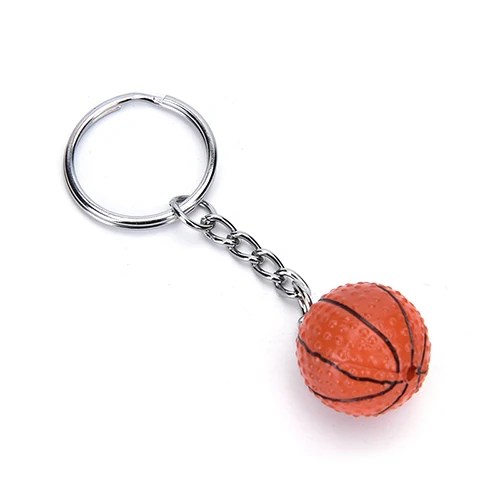 1 шт. Горячая 3 вида стилей Футбол Баскетбол мяч для гольфа подвеска брелок спортивный металлический брелок для ключей Автомобильный ключ цепочка брелок на продажу