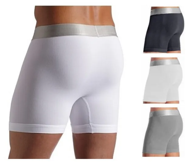 3Pcs/Lot Modal Men Boxers Shorts Solid Mens Underwear Long Boxer Male Cuecas Boxers Spandex