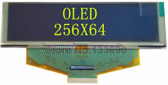 1 шт. 3,12 дюйма 16PIN желтый белый синий OLED модуль SSD1322 Привод IC 256*64 последовательный SPI 8Bit параллельный интерфейс для raspberry pi - Цвет: Yellow color Oled