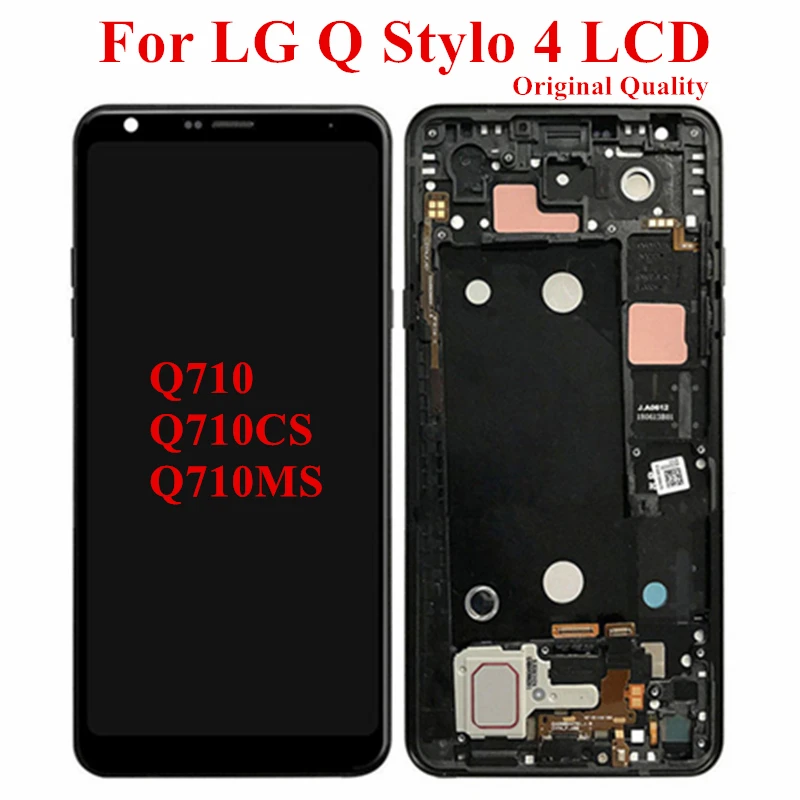 

Original 6.2" For LG Q Stylo 4 Stylo4 Q710 Q710MS Q710CS LCD Display Touch Screen With Frame Digitizer Assembly Replacement