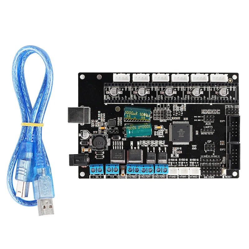 Материнская плата TriGorilla Mega2560 и RAMPS1.4 4 слойная контроллера печатной платы для RepRap
