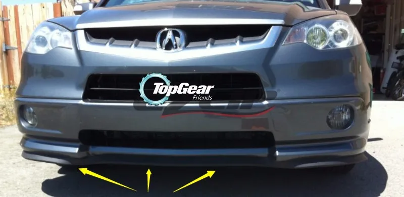Для Acura ZDX Advance бампер губы/передний спойлер для TOPGEAR вентиляторы авто тюнинг вид/TOPGEAR обвес комплект/полоса юбка