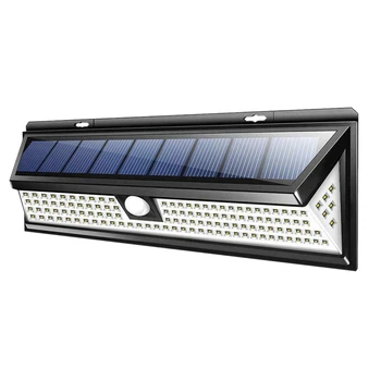 

118 Led Solar Lamp Outdoor Garden Yard Waterproof Pir Motion Sensor Light Security Lights For Front Door Backyard Garage