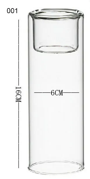 Высокое качество, стеклянные подсвечники, декоративные подсвечники для дома, подсвечники, подсвечники, вечерние, свадебные украшения - Цвет: 001