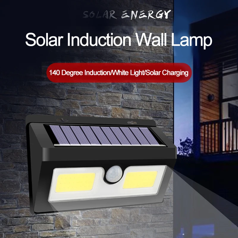 

LED Solar Light Motion Sensor Outdoors Garden Light Decoration Fence Stair Pathway Yard Security Solar Lamp Dropshipping