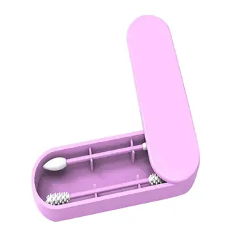 

2 Pcs/Set Reusable Cotton Swab Cotton Cleansing Cosmetic Swabs Sticks for Baby Care Cleaning Double-headed Silicone Ear Stick