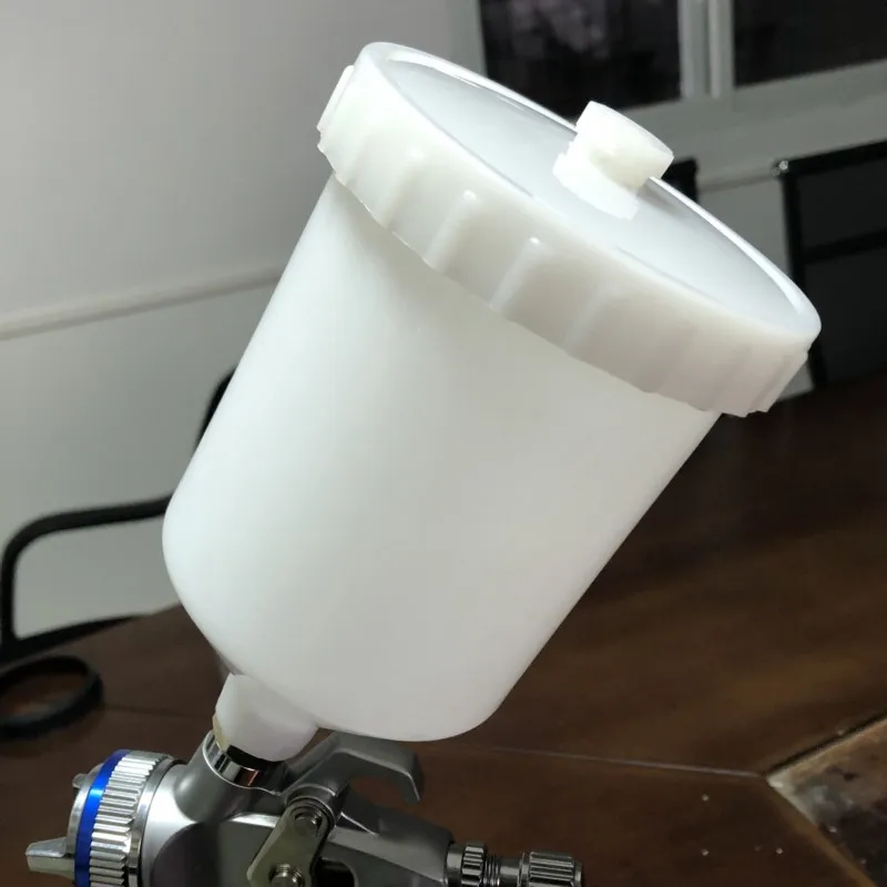

DEWABISS 600ML spray Paint gun Pot pvc M16*1.5 Inner tooth universal pot Airbrush airless Cup Pot Pneumatic Tool Accessories