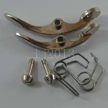 5 комплектов труба вода ключ/плевать клапан для ремонта никелированные нового