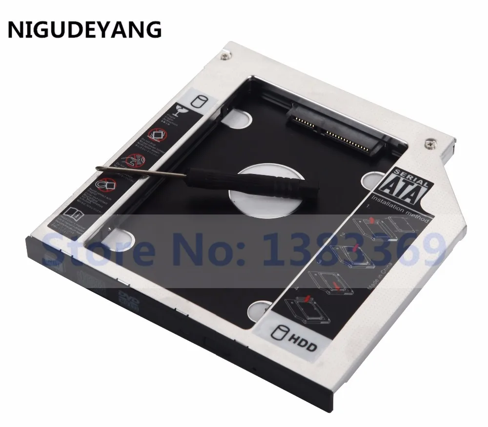 NIGUDEYANG 2nd SATA HDD SSD Caddy адаптер для SONY VAIO VPCSE1E1E vpcs13l9e b svf15218sn VPCSA25GX VPCSA2Z9E UJ242 UJ252 UJ262|ssd caddy