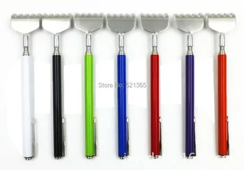 

Wholesale 500pcs/lot Stainless Massage Telescopic Extendable Handy Pocket Pen Clip Back Scratcher Tickler Stick