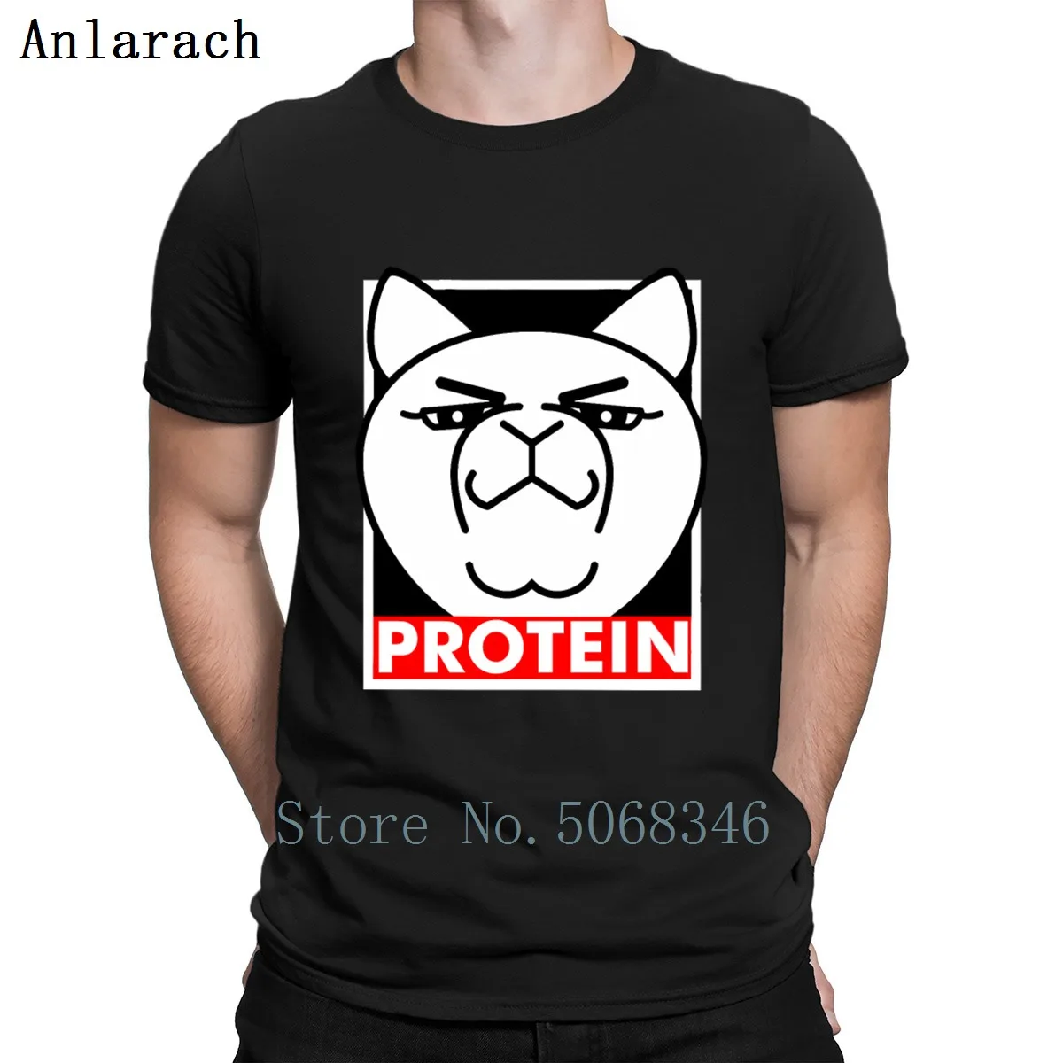 

Protein Aggretsuko T Shirt Design Euro Size S-3xl Fit Spring Autumn Funny Casual Solid Color Outfit Tee Shirt Shirt