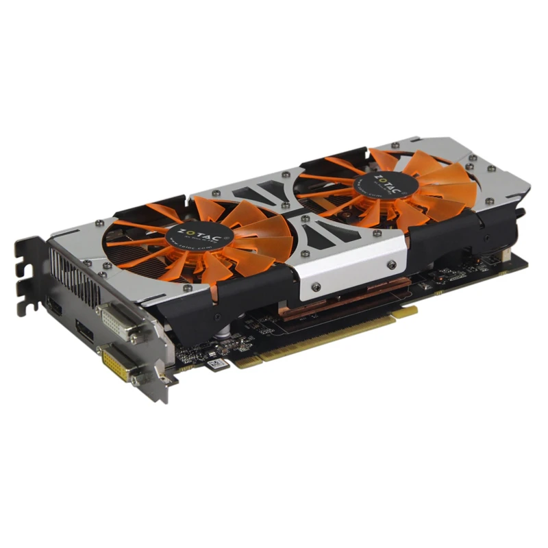 ZOTAC Графика карты GPU GTX750Ti-2G D5 Thunderbolt HA 128Bit GDDR5 видео карта nVIDIA GeForce GTX750 Ti 750Ti 2G