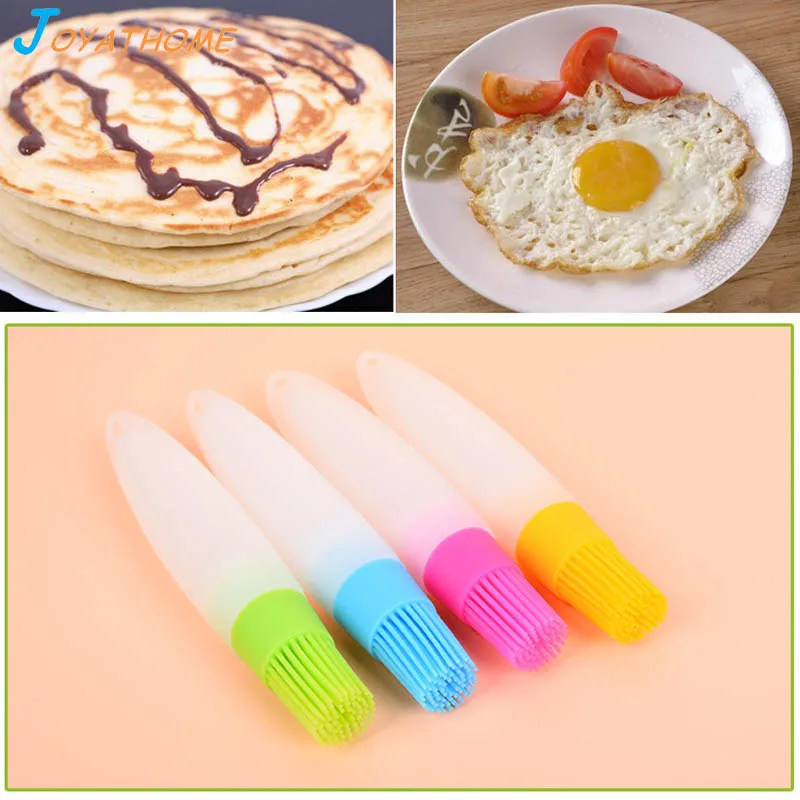 

Joyathome Silicone Grill Oil Bottle Brush Heat Resisting Oil Brush BBQ Oil Brush Kitchen Brush Cooking Tools Cake Tools