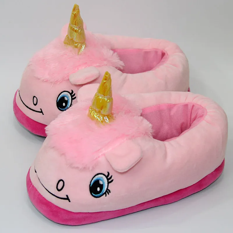

Warm Winter Indoor Women Slippers Plush Home Children Unicorn Slippers Unisex Totoro Home Slippers Shoes Mens Slippers Pikachu