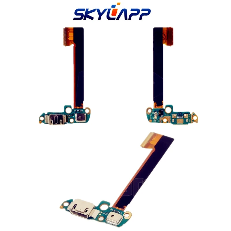 

New Flat Cable For HTC One M7 Dual Sim 802w microphone, charge connector Flex Ribbon Flexible flat cable Free Shipping
