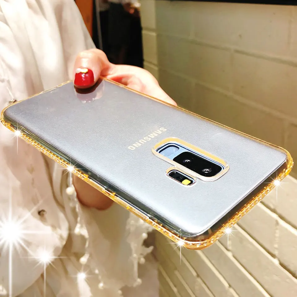 Для Samgung Galaxy S9 чехол S10 S10E E S8 J3 J5 J7 Pro 2016 2017 J2 Prime A3 A5 A7 Grand плюс кремния алмаз