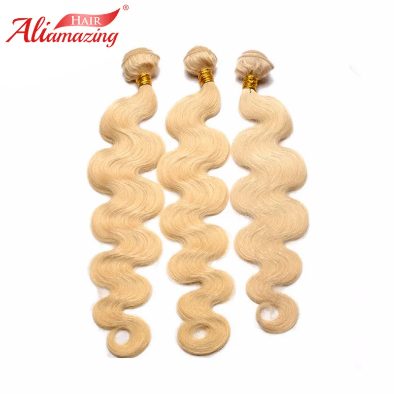 blonde human hair