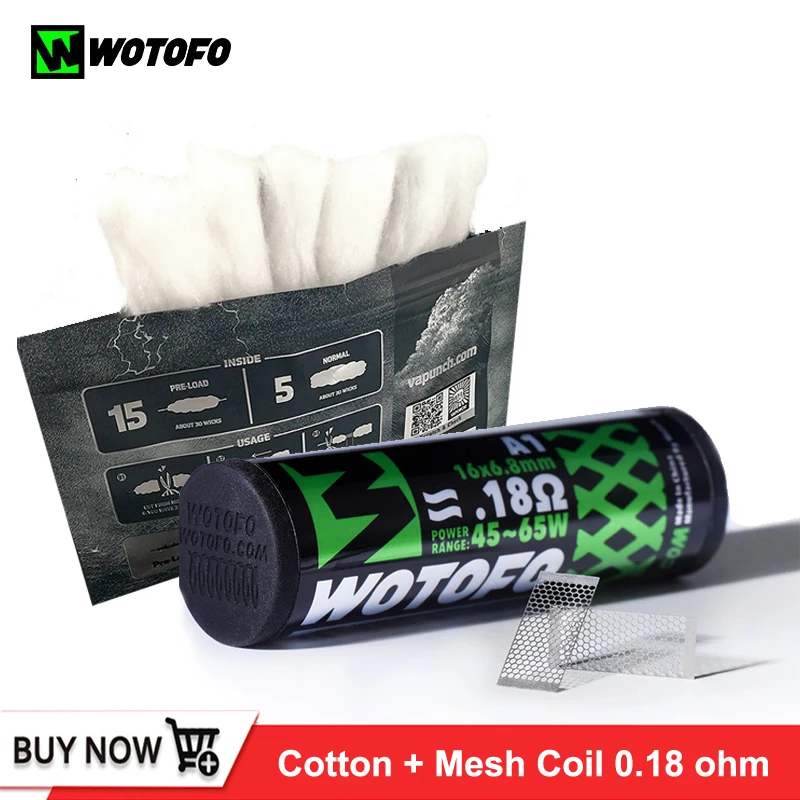 wotofo coil and cotton