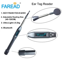 134,2 кГц ISO11784/5 FDX-B и HDX считыватель ушных МЕТОК RFID длинный Регулируемый bluetooth палка сканер IOS и android