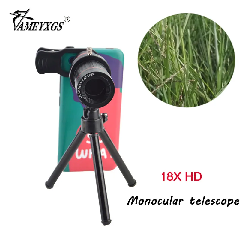 HD Telephoto Monocular Telescope Outdoor Camping 18X