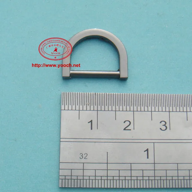 For 13 mm(1/2 inch) webbing, 50 pieces, 1.9*1.5cm Alloy D