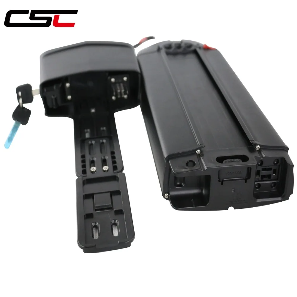 Perfect Electric Bicycle 10/13/17.5Ah 36V 48V Rear Rack Battery for eBike Lithium Battery + Double Layer Luggage Rack 3