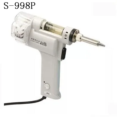 S-998P PN-998 Электрический вакуумный двойной насос припоя присоска паяльник 220 в 100 Вт