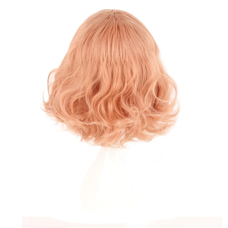 MCOSER Japan and South Korea Wig Air Bang Paragraph With Daily Harajuku Pink Gold Cosplay Wig 100% High Temperature Fiber 4 MCOSER Japan and South Korea Wig Air Bang Paragraph With Daily Harajuku Pink Gold Cosplay Wig 100% High Temperature Fiber 4