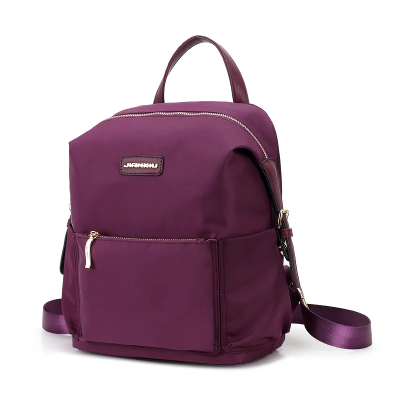 Бренд JIANXIU, рюкзак Mochilas, школьные сумки, повседневные, Оксфорд, рюкзаки для путешествий, Mochilas Mujer, ультра-светильник, водонепроницаемый, рюкзак - Цвет: Purple Backpack