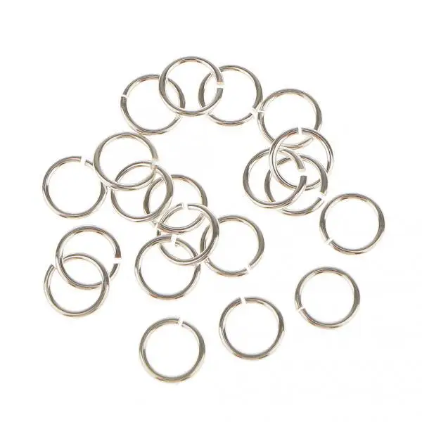 40x5 мм Изготовление ювелирных изделий 925 пробы Серебряная пластина открытие соединительные кольца