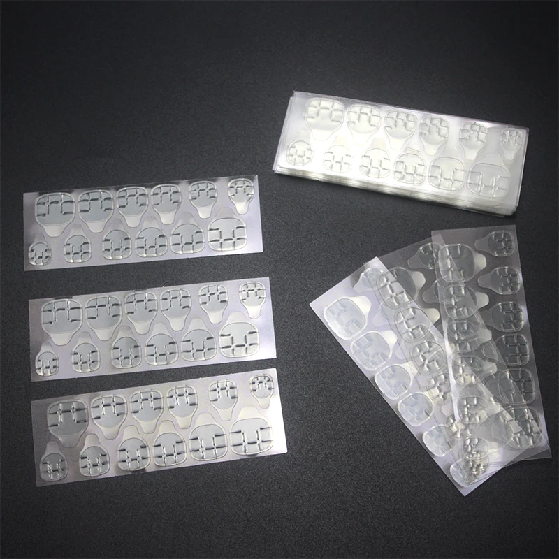 

2 /20 Sheets Adhesive Nail Glue Acrylic False Nail Tips Double-side Sticker Transparent Fake Nails Clear Tape Accessories Tools