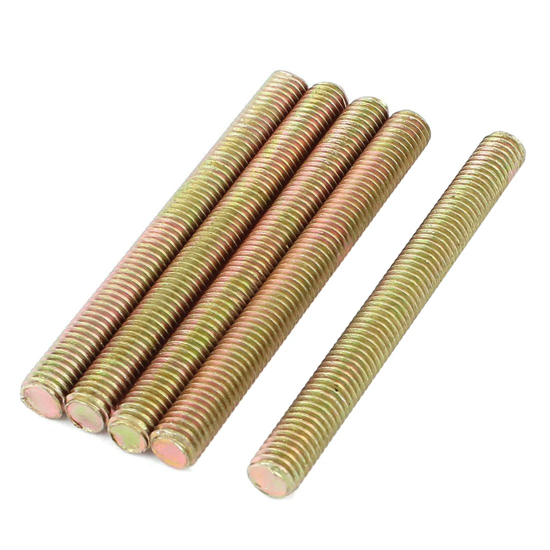 1.25mm Pitch M8 x 80mm Full Threaded Rod Bar Bronze Tone 5 Pcsin Pneumatic Parts from Home