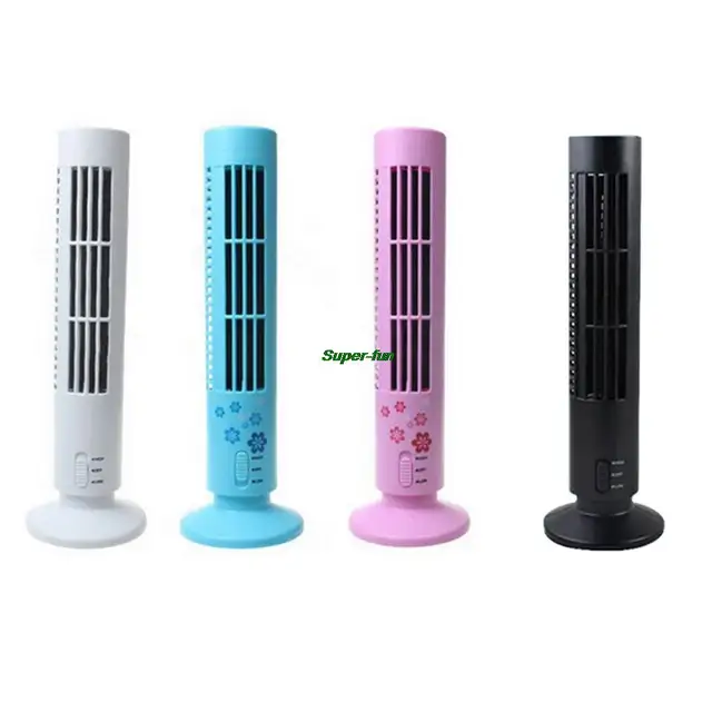 Superfun Portable No Leaf Usb Charge Mini Tower Fan Small Table Superfun Portable No Leaf Usb Charge Mini Tower Fan Small Table Top Electronic