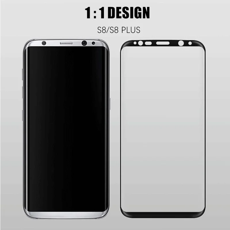 

3D Curved Full Protection Tempered Glass Screen Protector Cover for Samsung Galaxy S8 Plus S9 Plus Note 8 Note 9 Screen Guard