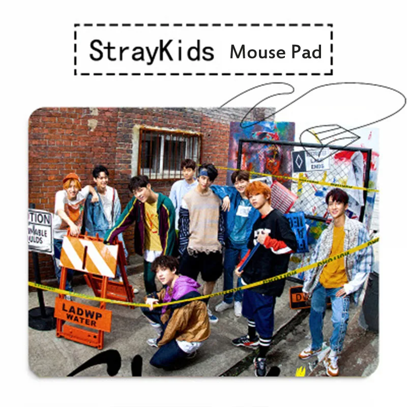KPOP Stray Kids новый альбом MIROH силиканый коврик для мыши силиконовый подростковый