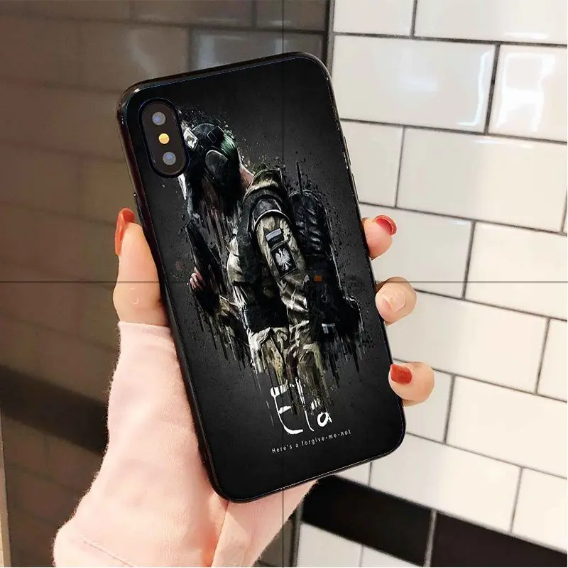 Babaite Rainbow Six Siege Coque чехол для телефона iPhone 8 7 6 6S Plus 5 5S SE XR X XS MAX Coque Shell - Цвет: A14