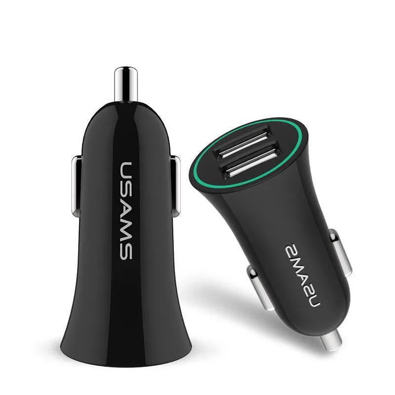 USB Car Charger Dual Usb Phone Charger Lighter 2.1A Mobile Phone Car