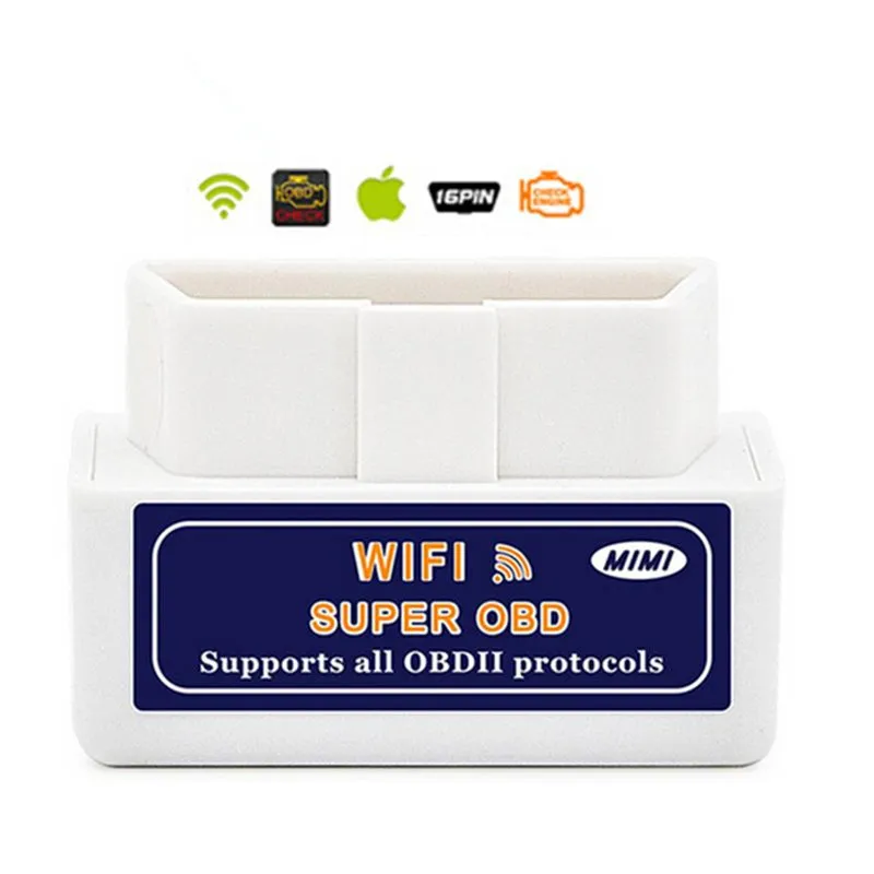 Prix pour TOP Super Mini Wifi ELM327 ElM 327 Wifi V1.5 OBD 2 II De Voiture Outil De Diagnostic OBD2 Scanner Interface Soutien Android et IOS système Prix pour TOP Super Mini Wifi ELM327 ElM 327 Wifi V1.5 OBD 2 II De Voiture Outil De Diagnostic OBD2 Scanner Interface Soutien Android et IOS système