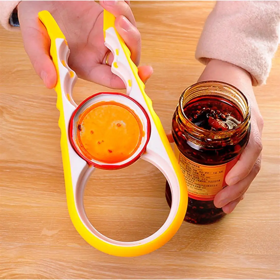 4 in 1 Multifunction Easy Twist Jar Opener Anti skidding Household